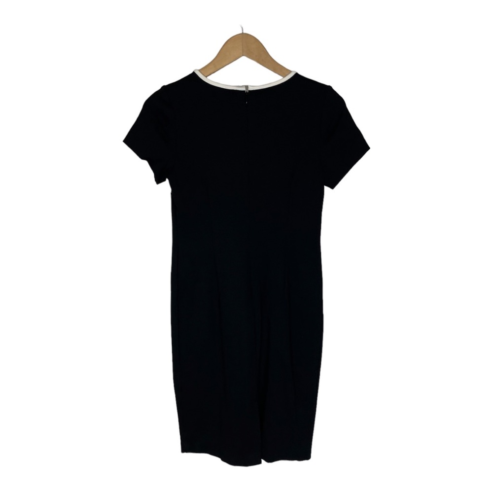 Talbots Solid Black With White Center Stripe Knit… - image 4